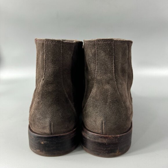 John Varvatos Star USA Men\'s Vaverly Covered Suded Chelsea Boots, Size 10